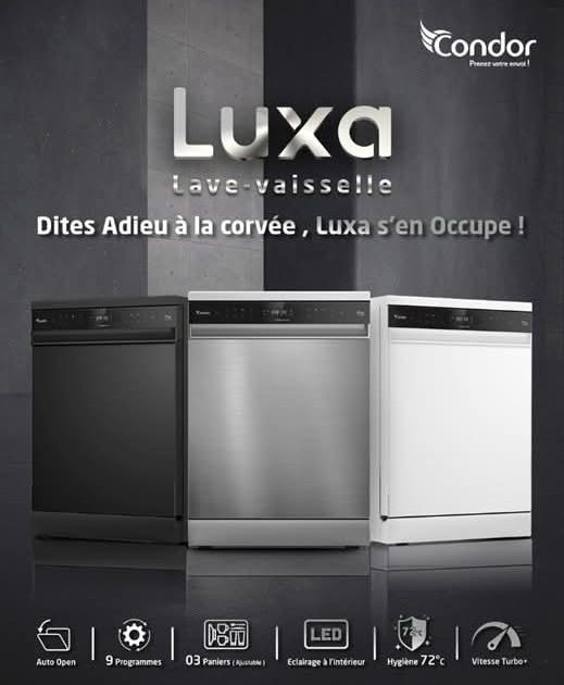Lave vaisselle condor luxa